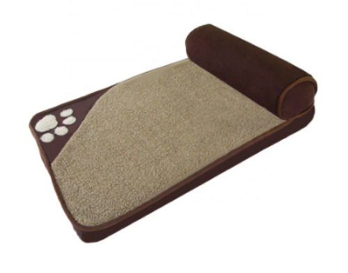 Cama Rectangular Grande para Perros y Gatos