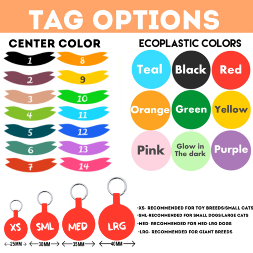 Placa de Identificación Ecoplástica para Mascotas "La Aventura te Espera" - Varios Diseños