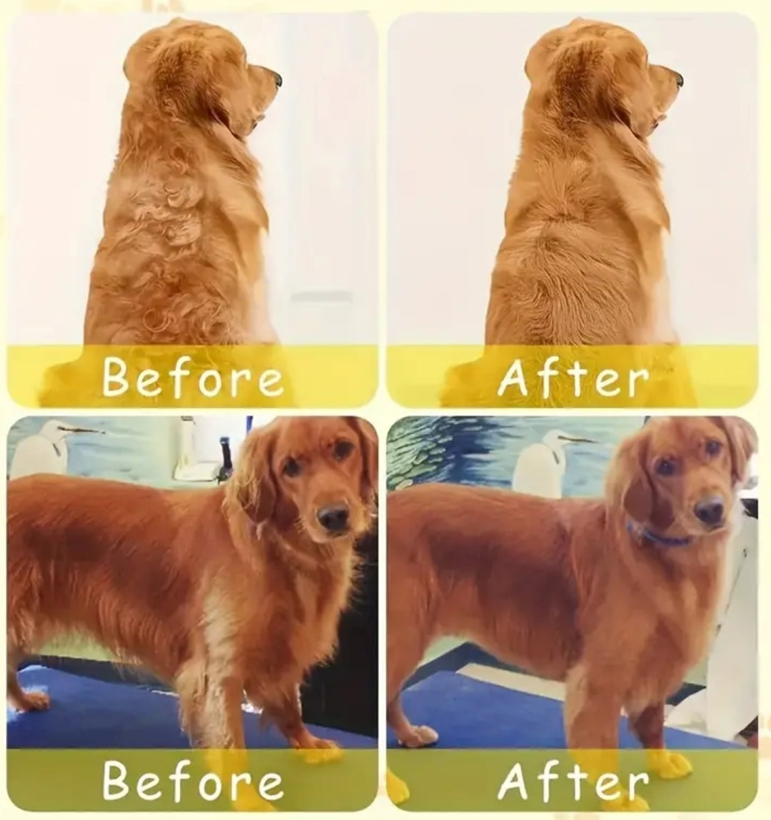 Peine para eliminar pelo flotante en gatos